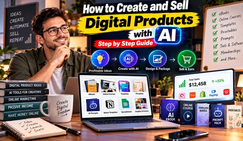 How to Create and Sell Digital Products with AI
